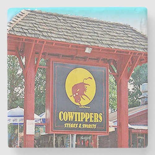 Cowtippers Cowtippers Atlanta Cowtippers  Stone Coaster