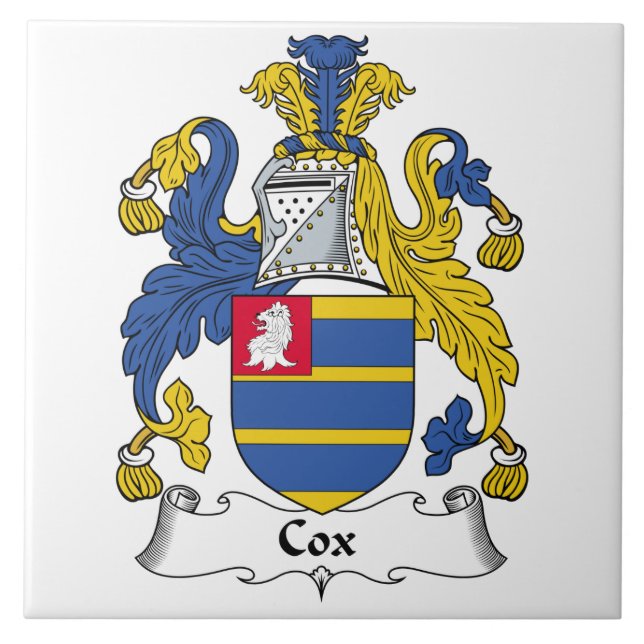 Cox Family Crest Tile (Front)