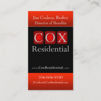Cox Residential Business Card