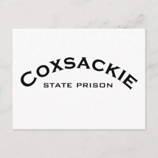 Coxsackie State Prison Logo Postcard