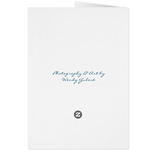 Coy Fish Pond Art Blank Card (Back)