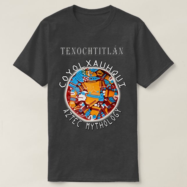 Coyolxauhqui Goddess Disk T-Shirt (Design Front)