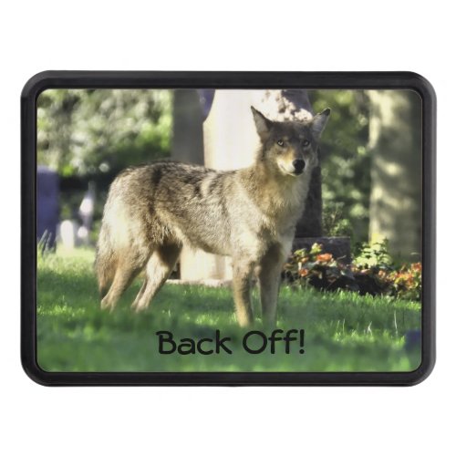 Coyote  Back Off  Hitch Cover