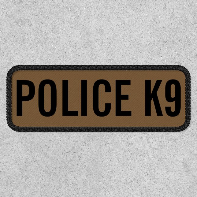 Coyote Brown Police K9 Patch (Front)