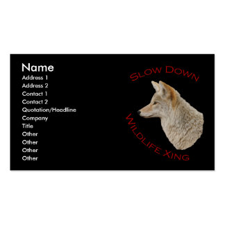 Coyote Business Cards & Templates | Zazzle