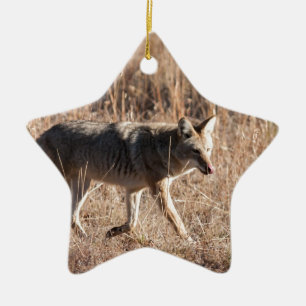 Coyote Ceramic Ornament