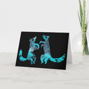 Coyote Crooners Singing New Mexico Love Songs Than Letterpress Thank You Card