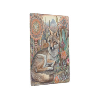 Coyote Dreams Metal Wall Art