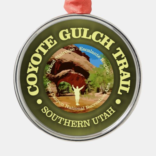 Coyote Gulch Trail Metal Ornament