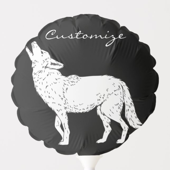 Coyote Howling Thunder_Cove Balloon (Front)