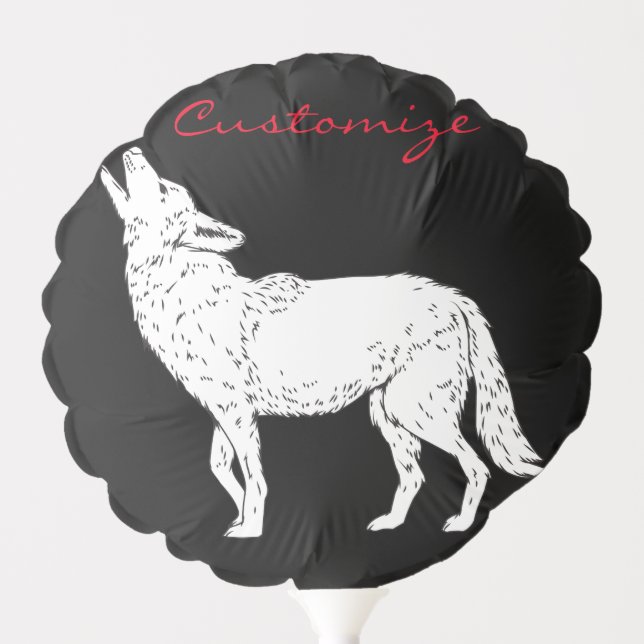 Coyote Howling Thunder_Cove Balloon (Front)