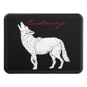 Coyote Howling Thunder_Cove Hitch Cover