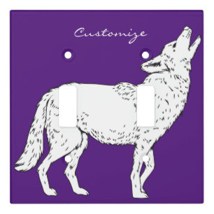 Coyote Howling Thunder_Cove Light Switch Cover
