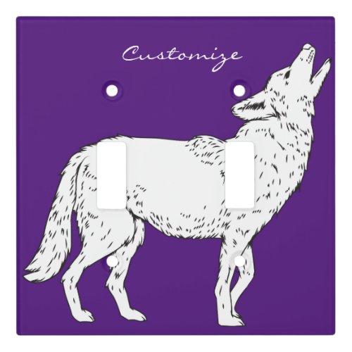 Coyote Howling Thunder_Cove Light Switch Cover