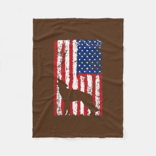 Coyote Hunt Design for American Hunters Fleece Blanket
