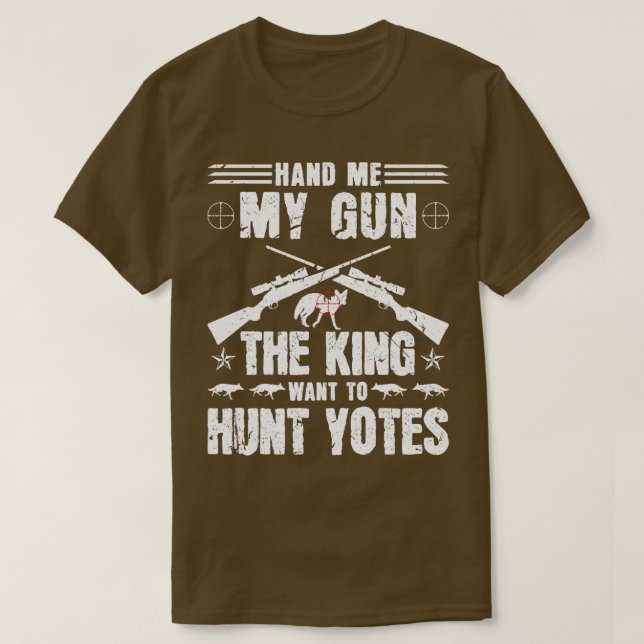 Coyote Hunter Wants To Hunt Coyotes T-Shirt (Design Front)