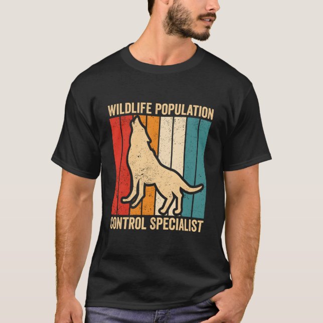 Coyote Hunting Coyote Hunter Wildlife Population S T-Shirt (Front)