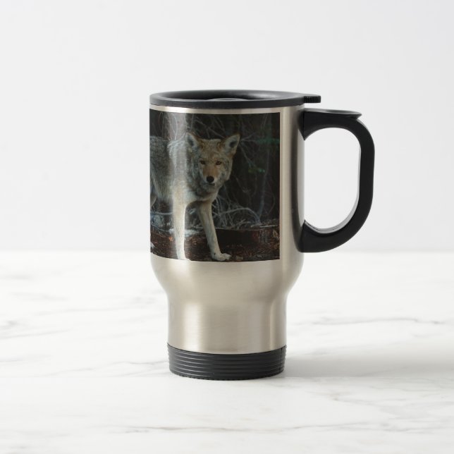 Coyote Hunting Travel Mug (Right)
