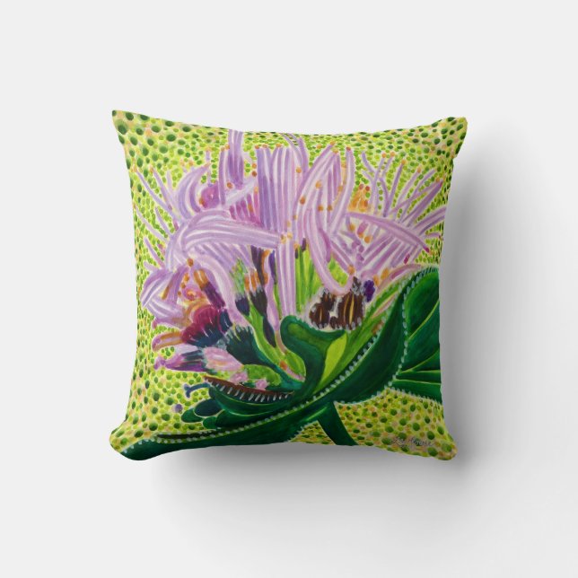 Coyote Mint Pillow (Front)