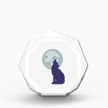 Coyote Moon Acrylic Award<br><div class="desc">The coyote howling at the moon is the perfect for your southwest theme in any room.</div>