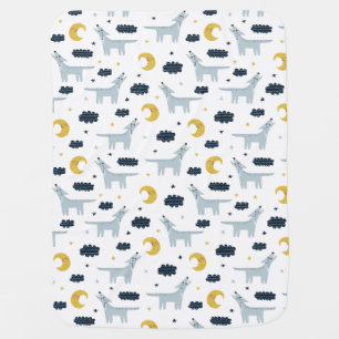 Coyote Moon Baby Blanket