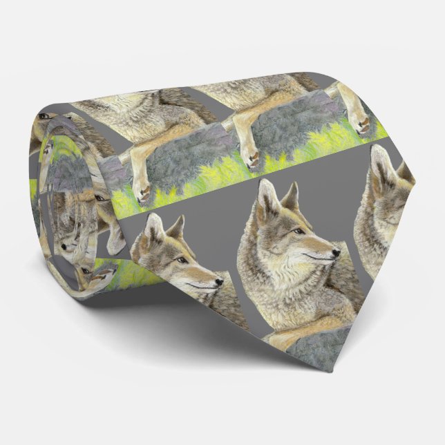 Coyote Neck Tie (Rolled)