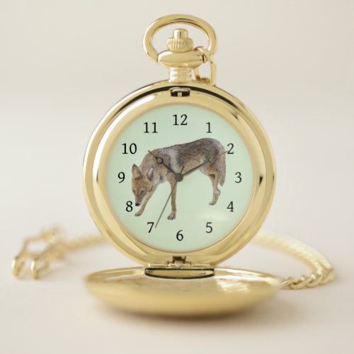 Coyote Pocket Watch