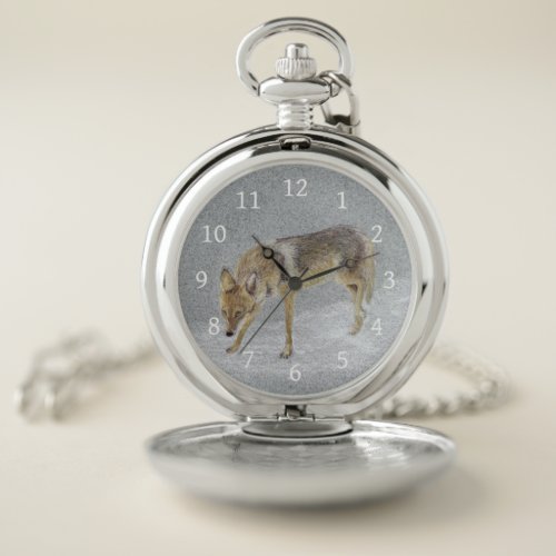 Coyote Pocket Watch