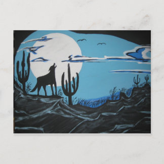 Coyote Postcard