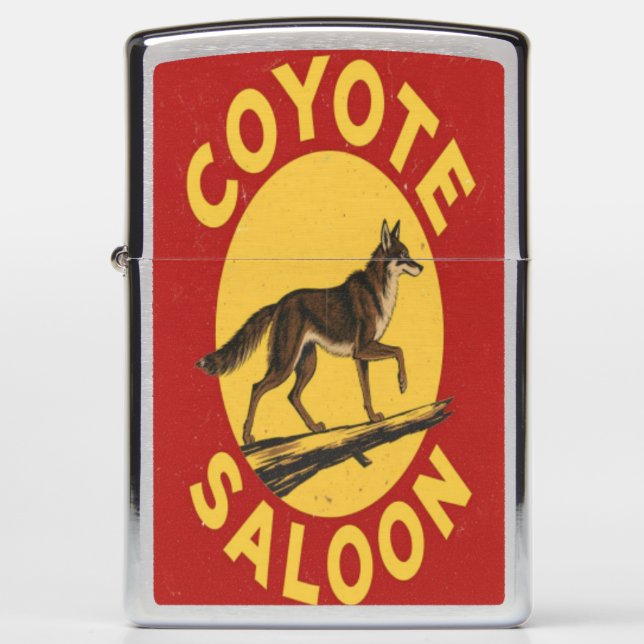 Coyote Saloon Zippo Lighter (Front)