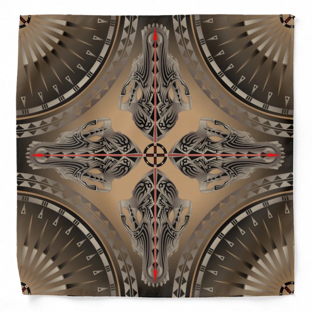 Coyote Spirit Bandana (Front)