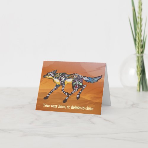 Coyote the Trickster Greeting Card