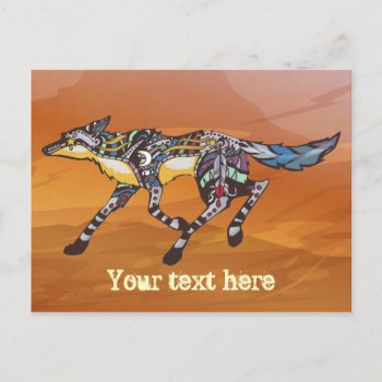 Coyote The Trickster Postcard by Customizables at Zazzle
