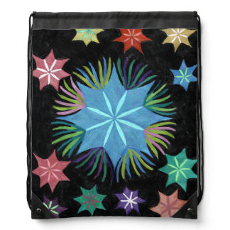 CozmicNinjaStar on a drawstring bag