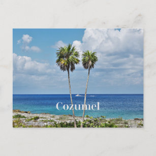 Cozumel, Mexican island, Postcard