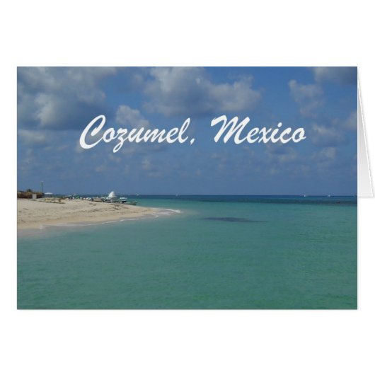 Cozumel, Mexico Cards (Front Horizontal)