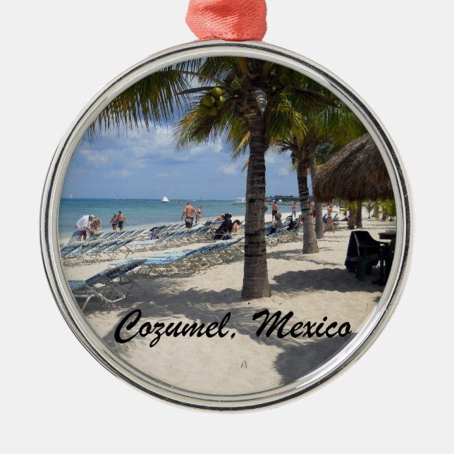 Cozumel, Mexico Metal Ornament (Front)