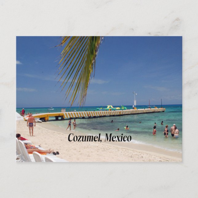 Cozumel Mexico Postcard (Front)