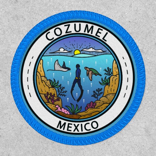 Cozumel Mexico Scuba Badge