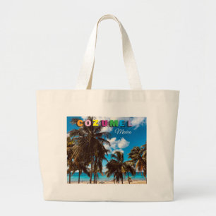Cozumel Mexico Souvenir Large Tote Bag