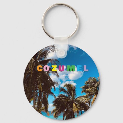 Cozumel Mexico Souvenir Market Keychain
