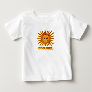Cozumel Mexico Sun Logo Baby T-Shirt
