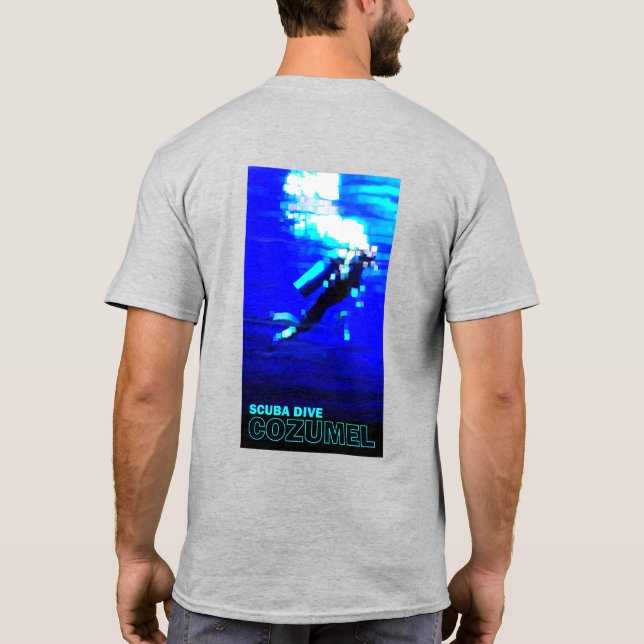 Cozumel Scuba Diving T-Shirt (Back)