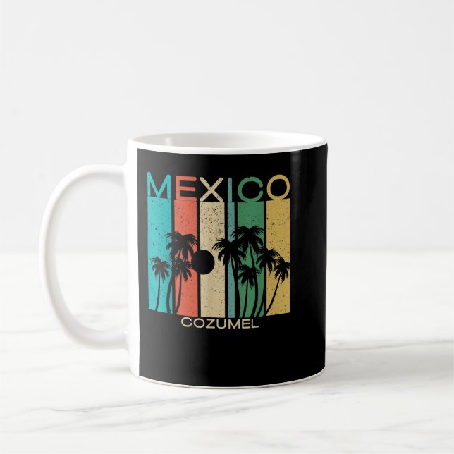 Cozumel  Souvenir Mexico Summer Gift Coffee Mug (Left)