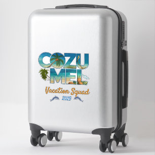 Cozumel Vacation 2025 Tropical Getaway Adventure Sticker