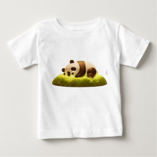 Cozy 3D Panda in Magical Forest Baby T-Shirt