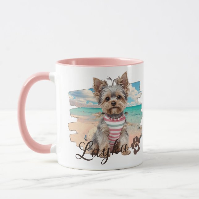 Cozy and Modern Photo and Typography Mug (Left)