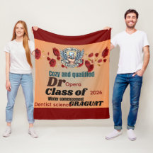 Cozy and Qualified dentest gaduation Blanket – Cla