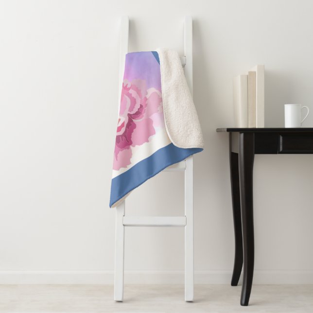 Cozy and warm Sherpa blanket. Blanket (In Situ)