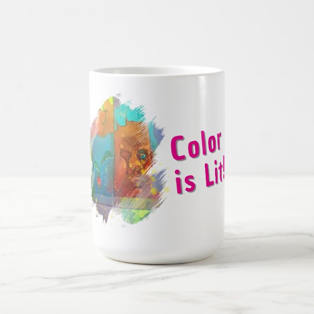 Cozy Artistic Winter Coffee Mug (Center)